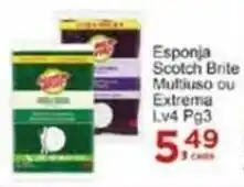 Rossi Supermercado Esponja Scotch Brite Multiuso ou Extrema Lv4 Pg3 oferta