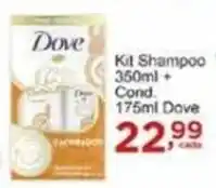 Rossi Supermercado Kit Shampoo 350ml+ Cond 175ml Dove oferta