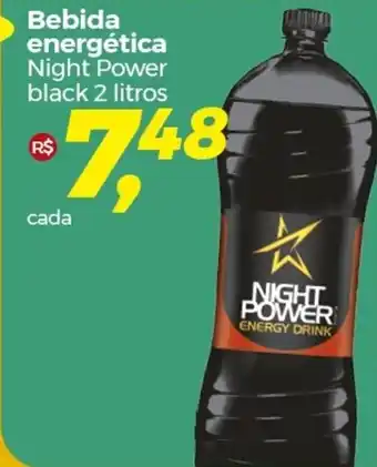 Frangolândia Bebida energética Night Power black 2 litros oferta