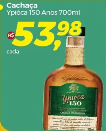Frangolândia Cachaça Ypióca 150 Anos 700ml oferta