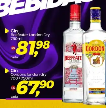 Frangolândia Gin Beefeater London Dry 750ml oferta