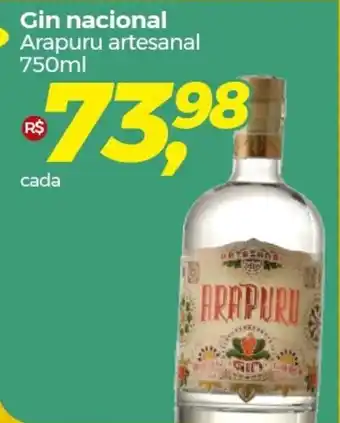 Frangolândia Gin nacional Arapuru artesanal 750ml oferta