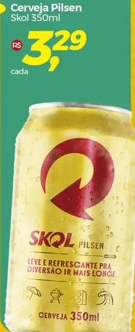 Frangolândia Cerveja Pilsen Skol 350ml oferta