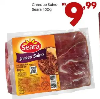 Brasão Supermercados Charque Suino Seara 400g oferta