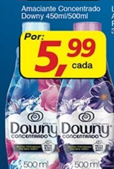 Supermercados Guanabara Amaciante Concentrado Downy 450ml/500ml oferta