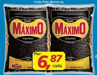 Supermercados Guanabara Feijao Preto Maximo 1kg oferta