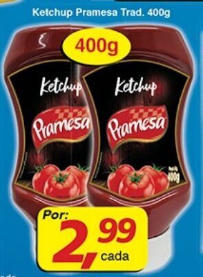 Supermercados Guanabara Ketchup Pramesa Trad. 400g oferta