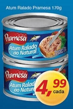 Supermercados Guanabara Atum Ralado Pramesa 170g oferta