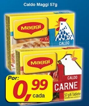 Supermercados Guanabara Caldo Maggi 57g oferta