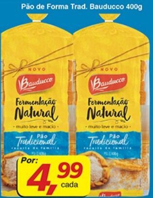 Supermercados Guanabara Pao de Forma Trad. Bauducco 400g oferta