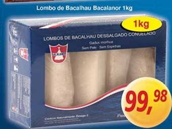 Supermercados Guanabara Lombo de Bacalhau Bacalanor 1kg oferta