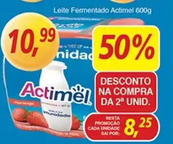 Supermercados Guanabara Leite Fermentado Actimel 600g oferta