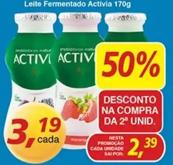 Supermercados Guanabara Leite Fermentado Activia 170g oferta