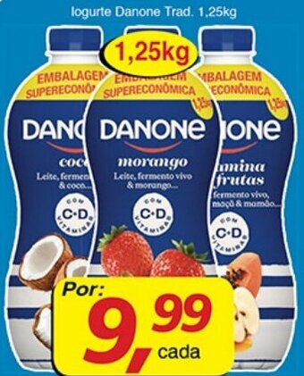 Supermercados Guanabara Iogurte Danone Trad. 1.25kg oferta