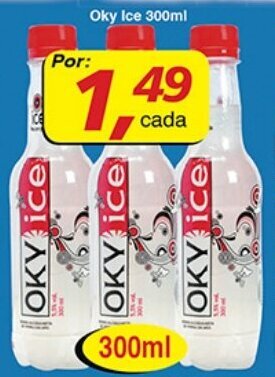 Supermercados Guanabara Oky Ice 300ml oferta