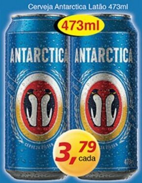 Supermercados Guanabara Cerveja Antarctica Latao 473ml oferta