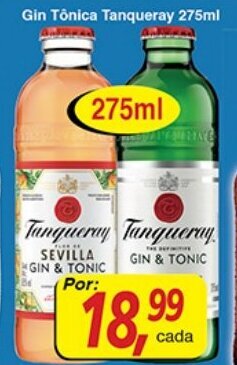 Supermercados Guanabara Gin Tonica Tanqueray 275ml oferta