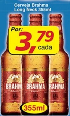 Supermercados Guanabara Cerveja Brahma Long Neck 355ml oferta