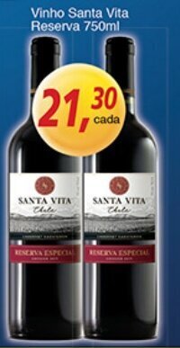 Supermercados Guanabara Vinho Santa Vita Reserva 750ml oferta