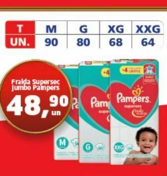 Tenda Atacado Fraldas pampers oferta