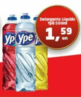 Tenda Atacado Detergente líquido ypê 500 ml oferta