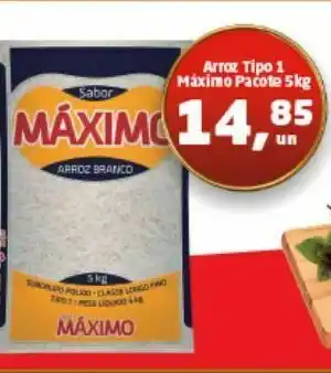 Tenda Atacado Arroz máximo tipo 1 5 kg oferta