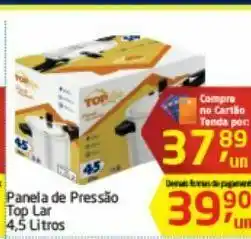 Tenda Atacado Panela de pressão top lar 4.5 l oferta