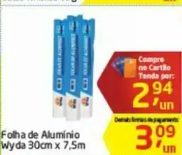 Tenda Atacado Papel alumínio wyda oferta