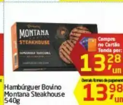 Tenda Atacado Hambúrguer montana 540 g oferta