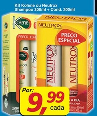 Supermercados Guanabara Kit Kolene ou Neutrox Shampoo 300ml + Cond. 200ml oferta
