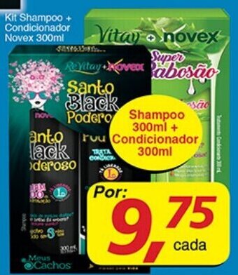 Supermercados Guanabara Kit Shampoo + Condicionador Novex 300ml oferta