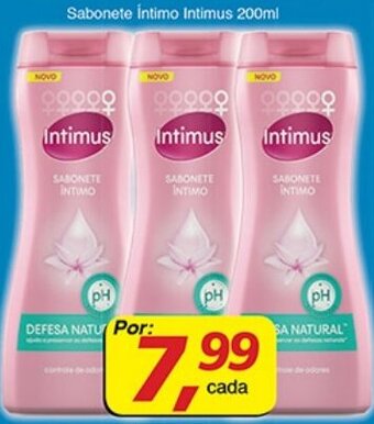 Supermercados Guanabara Sabonete Intimo Intimus 200ml oferta