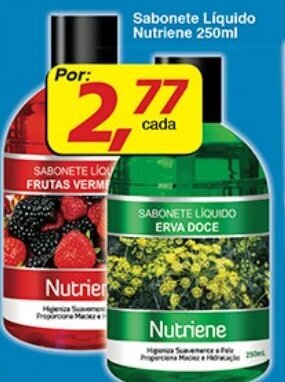 Supermercados Guanabara Sabonete Liquido Nutriene 250ml oferta