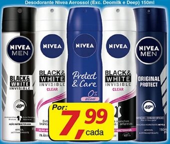 Supermercados Guanabara Desodorante Nivea Aerossol 150ml oferta