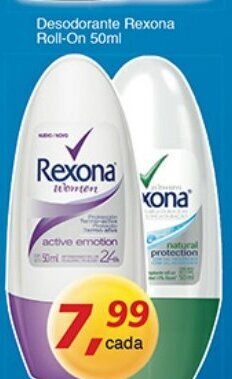 Supermercados Guanabara Desodorante Rexona Roll on 50ml oferta