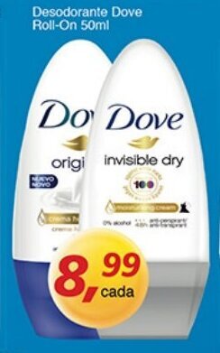 Supermercados Guanabara Desodorante Dove Roll-On 50ml oferta