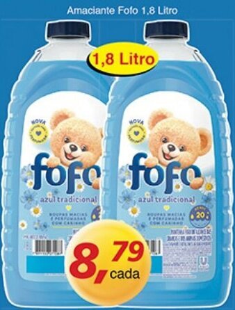 Supermercados Guanabara Amaciante Fofo 1.8L oferta