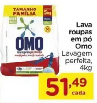 Carrefour Lava roupas em pó Omo Lavagem perfeita, 4kg oferta