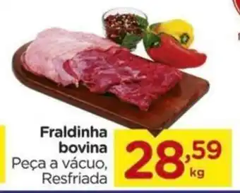 Carrefour Fraldinha bovina Peça a vácuo Resfriada oferta