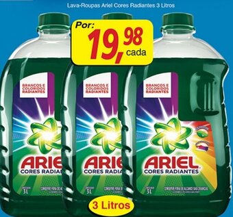 Supermercados Guanabara Lava-roupas Ariel Cores Radiantes 3L oferta