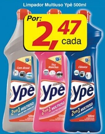 Supermercados Guanabara Limpador Multiuso Ype 500ml oferta