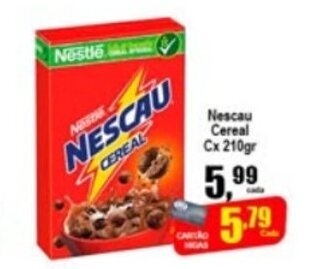 Higa's Supermercado Nescau Cereal cx. 210g oferta