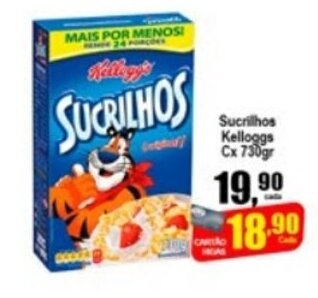 Higa's Supermercado Sucrilhos Kellogg's 730g oferta