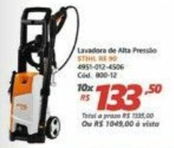 Lojas Becker Lavadora de Alta Pressao oferta