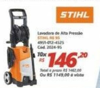 Lojas Becker Lavadora de Alta Pressao oferta