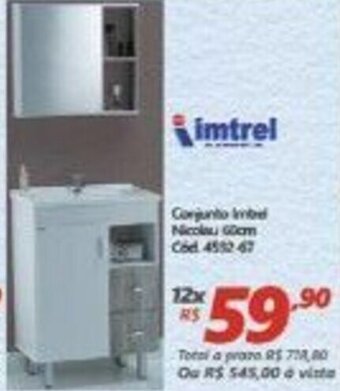 Lojas Becker Conjunto Imtrel Nicolau 60cm oferta