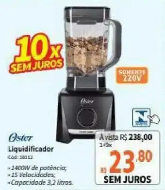 Deltasul Liquidificador Oster 3.2L oferta