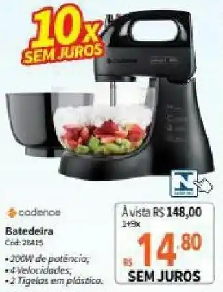 Deltasul Batedeira Cadence oferta