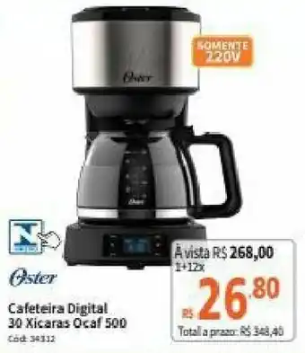 Deltasul Cafeteira Digital 30 Xicaras Ocaf 500 oferta