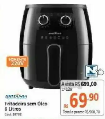 Deltasul Fritadeira sem Oleo 6L oferta